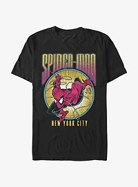 Marvel Spider-Man Spider Swing Circle T-Shirt