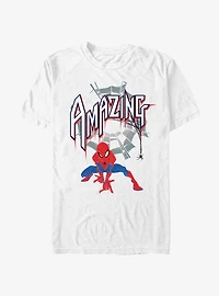 Marvel Spider-Man Amazing Drawing Style T-Shirt