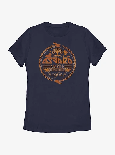 Marvel Avengers Asgard Arrival Port Womens T-Shirt