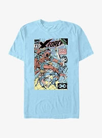 Marvel X-Men X Force Domino Smascherata Comic Cover T-Shirt