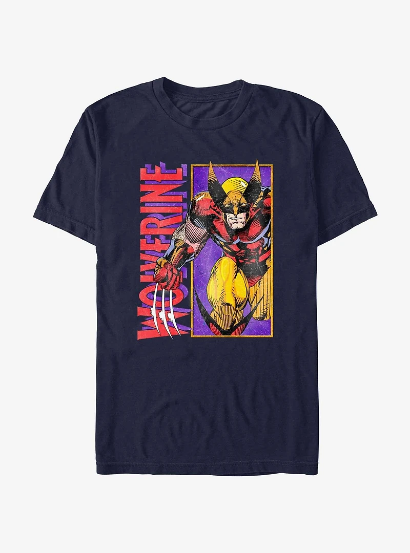 Marvel X-Men Wolverine Panel  T-Shirt