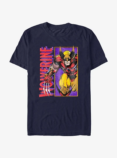 Marvel X-Men Wolverine Panel  T-Shirt