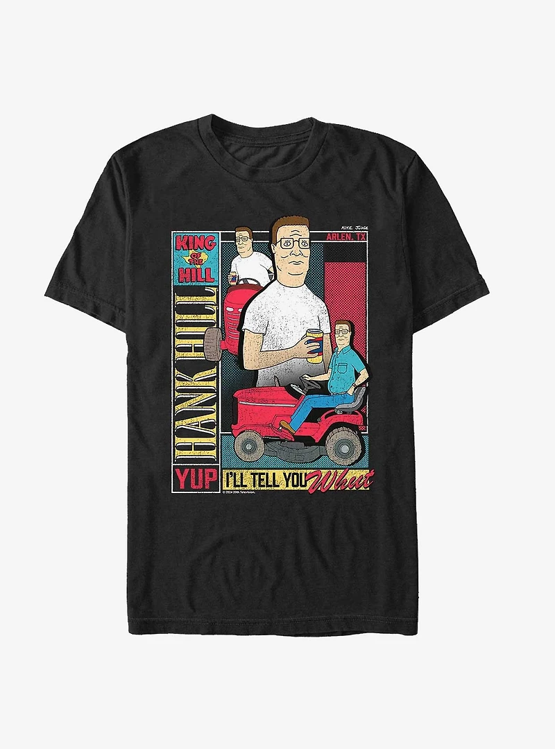 King of the Hill Hank Poster T-Shirt
