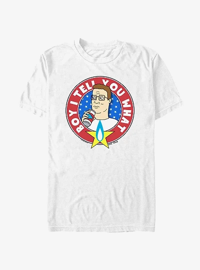 King of the Hill Boy I Tell You What Badge T-Shirt