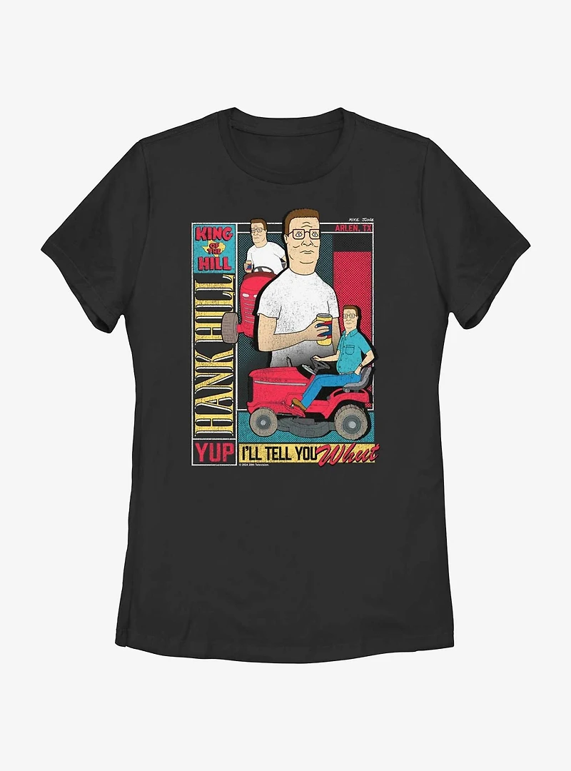 King of the Hill Hank Poster Women's T-Shirt