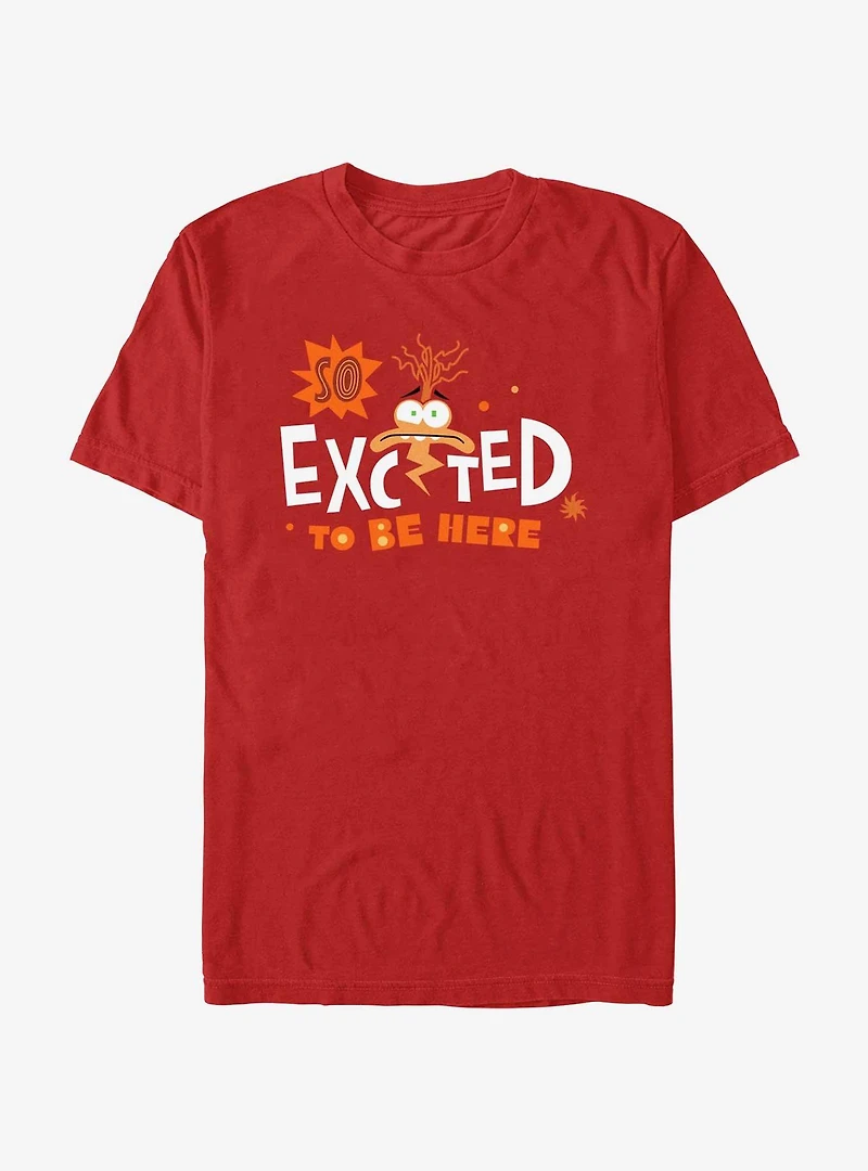 Disney Pixar Inside Out 2 Anxiety So Excited To Be Here T-Shirt