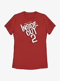 Disney Pixar Inside Out 2 Logo Womens T-Shirt