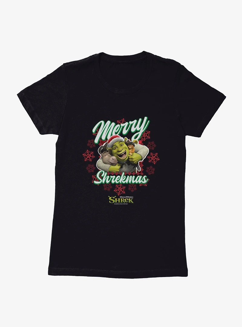 Shrek Merry Shrekmas Womens T-Shirt