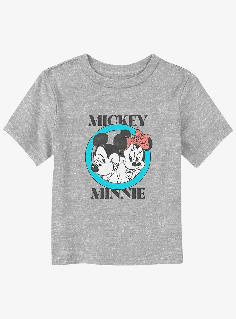 Disney Mickey Mouse And Minnie Couple Closeup Toddler T-Shirt