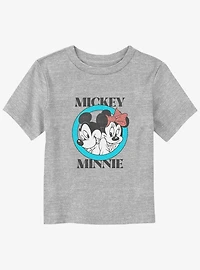 Disney Mickey Mouse And Minnie Couple Closeup Toddler T-Shirt