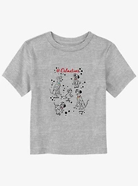 Disney 101 Dalmatians Puppy Names Toddler T-Shirt
