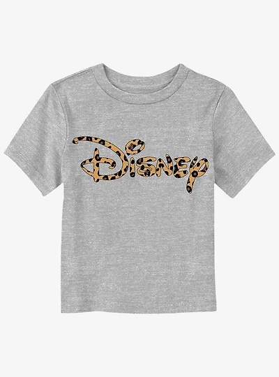 Disney Logo Leopard Fill Toddler T-Shirt