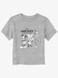 Disney Mickey Mouse & Friends Sketch Toddler T-Shirt