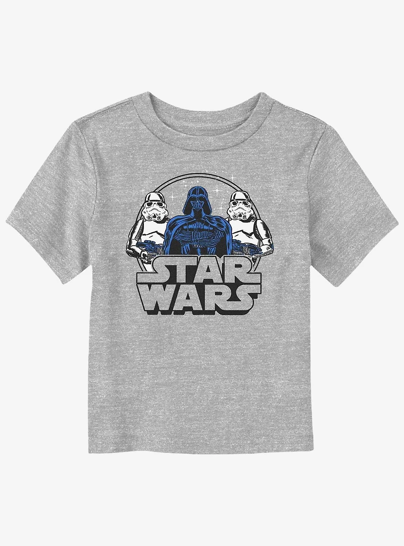 Star Wars Darth Vader & Stormtroopers Circular Icon Toddler T-Shirt
