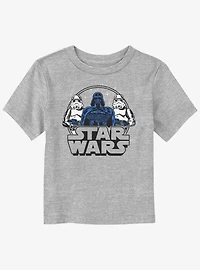 Star Wars Darth Vader & Stormtroopers Circular Icon Toddler T-Shirt