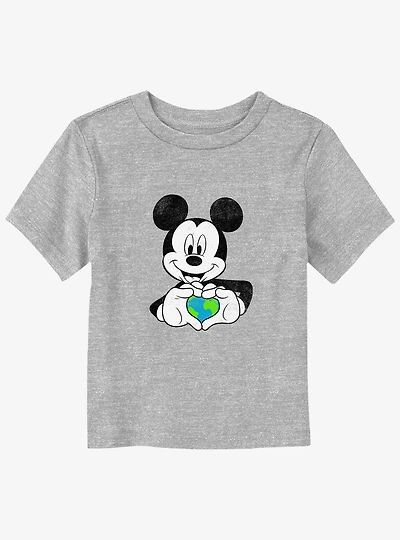 Disney Mickey Mouse Earth Heart Toddler T-Shirt