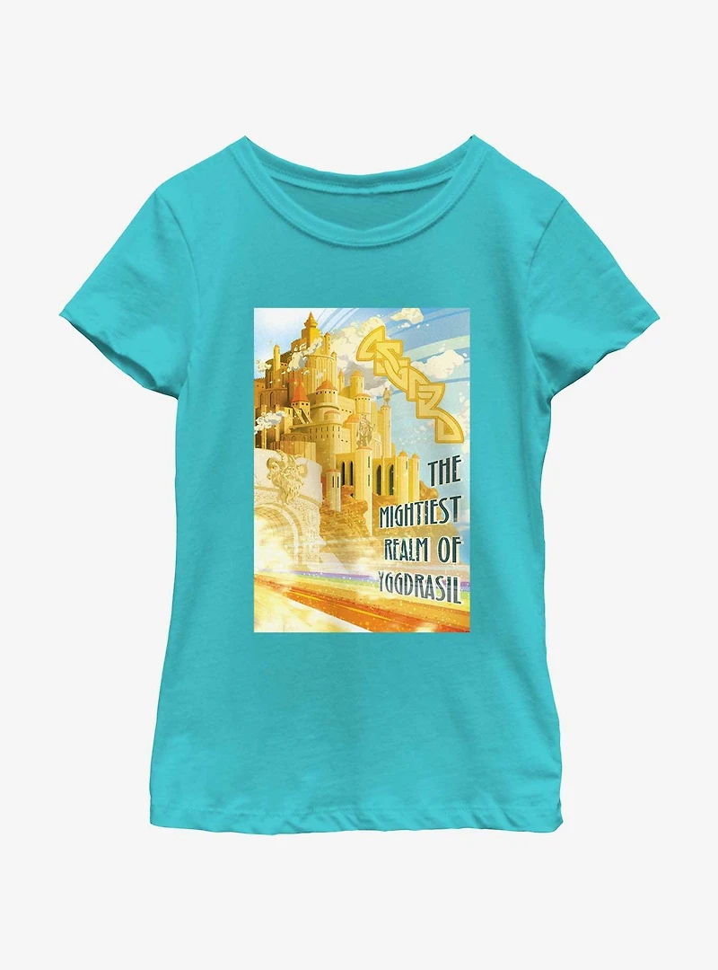 Marvel Avengers Realm Of Yggdrasil Youth Girls T-Shirt