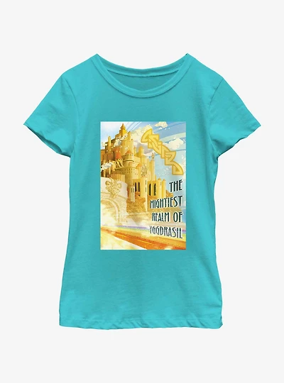 Marvel Avengers Realm Of Yggdrasil Youth Girls T-Shirt