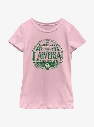 Marvel Avengers Latveria Gift From Doom Youth Girls T-Shirt