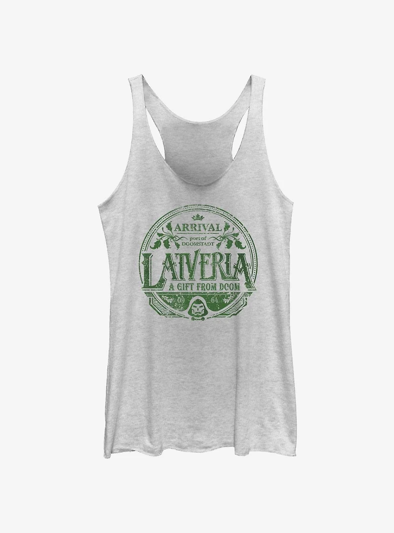 Marvel Avengers Latveria Gift From Doom Womens Tank Top