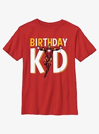 Marvel Avengers Birthday Kid Iron Man Youth T-Shirt