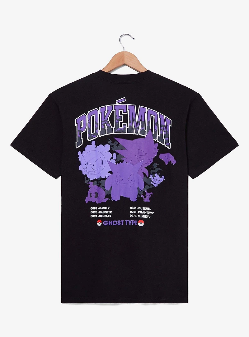 Pokémon Ghost Type Group Portrait T-Shirt - BoxLunch Exclusive