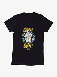 Back To The Future Anime Great Scott Womens T-Shirt