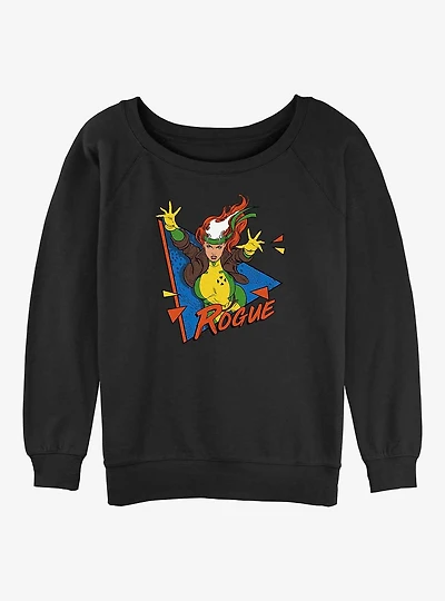 X-Men Rogue Leap Womens Slouchy Sweatshirt