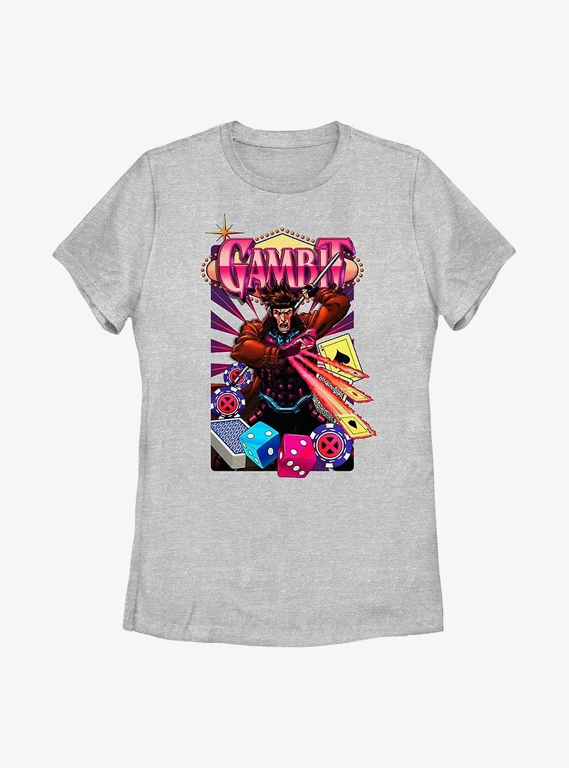 X-Men Gambit Roll Womens T-Shirt