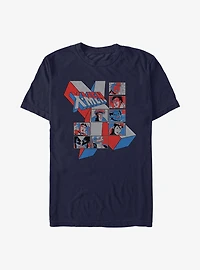 X-Men Animated Boxes T-Shirt
