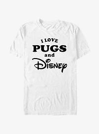 Disney I Love Pugs and T-Shirt