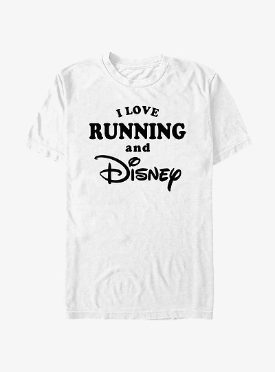 Disney I Love Running and T-Shirt