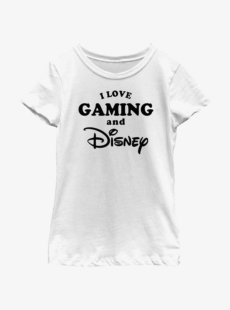Disney I Love Gaming and Girls Youth T-Shirt
