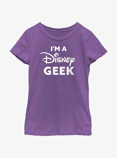 Disney I'm A Geek Girls Youth T-Shirt