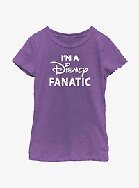 Disney I'm A Fanatic Girls Youth T-Shirt