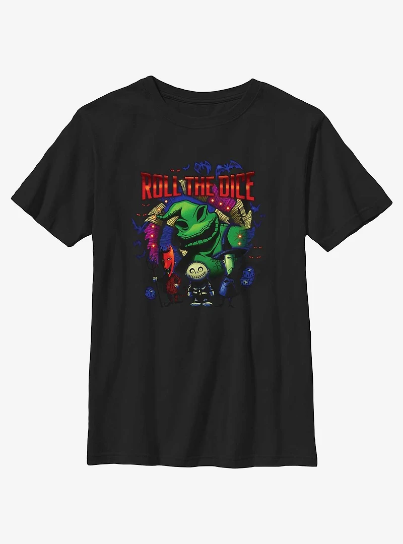 Disney The Nightmare Before Christmas Oogie Roll Dice Youth T-Shirt