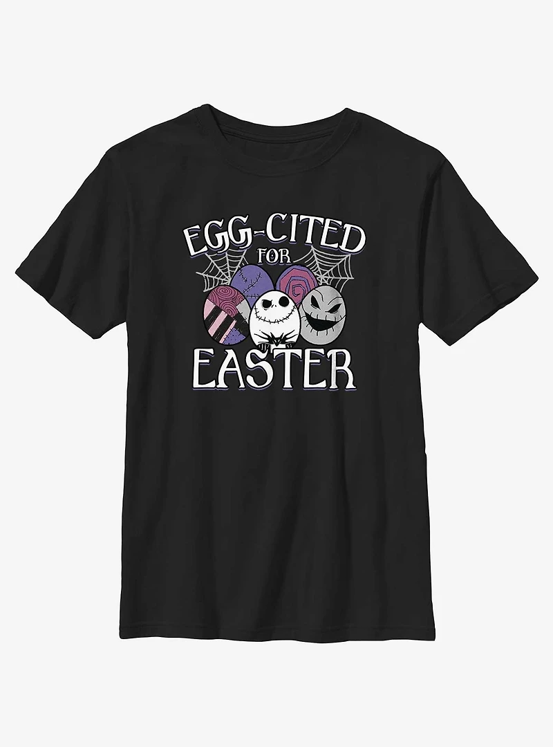 Disney The Nightmare Before Christmas Eggcited For Easter Youth T-Shirt