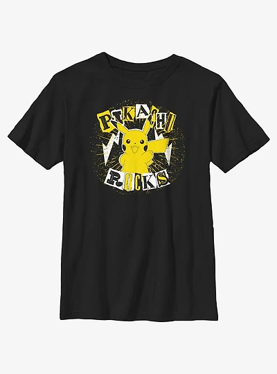 Pokemon Pikachu Rocks Youth T-Shirt