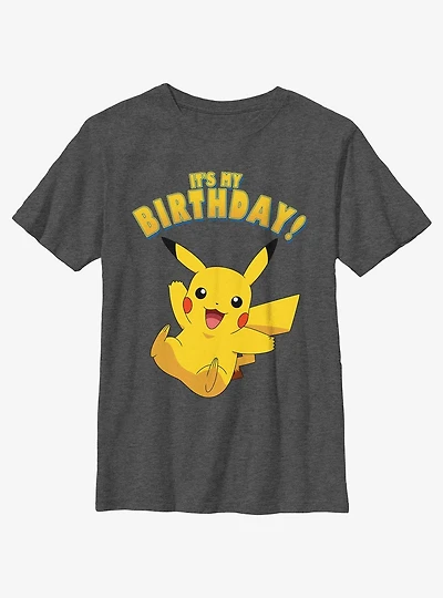 Pokemon Pikachu Birthday Party Youth T-Shirt
