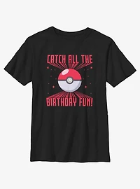Pokemon Catch All The Fun Youth T-Shirt