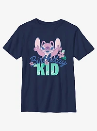 Disney Lilo & Stitch Birthday Kid Angel Youth T-Shirt