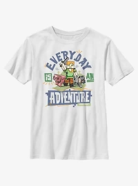 Minecraft Everyday Is An Adventure Youth T-Shirt