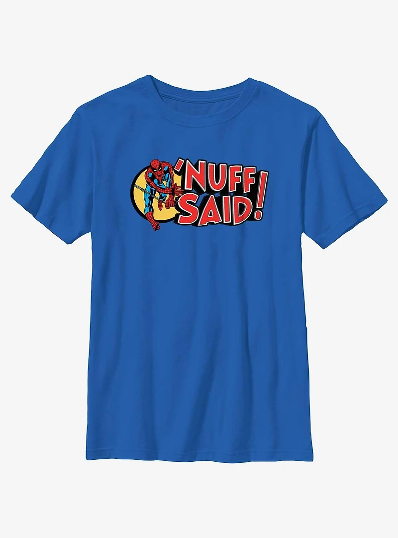 Marvel Spider-Man Nuff Said Youth T-Shirt