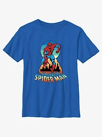 Marvel Spider-Man Running City Youth T-Shirt