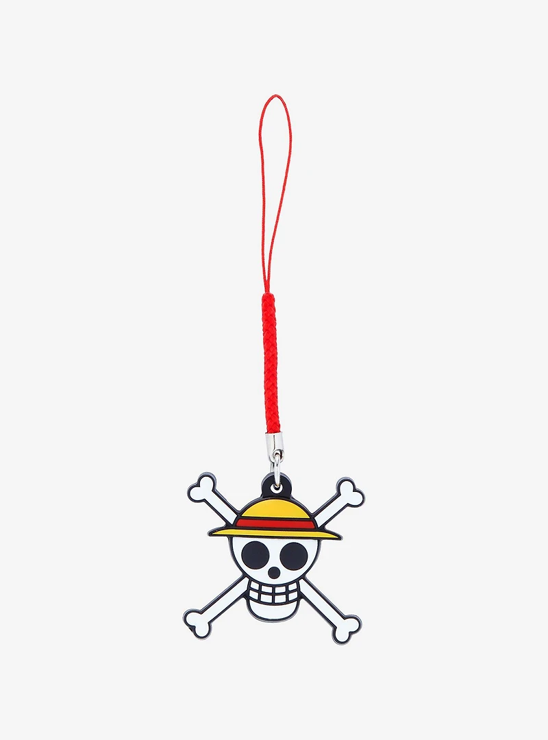 One Piece Straw Hat Pirates Jolly Roger Phone Charm