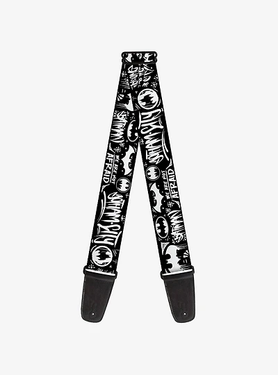 DC Comics Batman Gotham City Graffiti Collage Guitar Strap