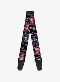 DC Comics Batman Batgirl and Joker Comic Book Cover Guitar Strap