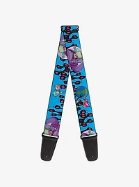 Invader Zim GIR and Piggy Rule the World Guitar Strap