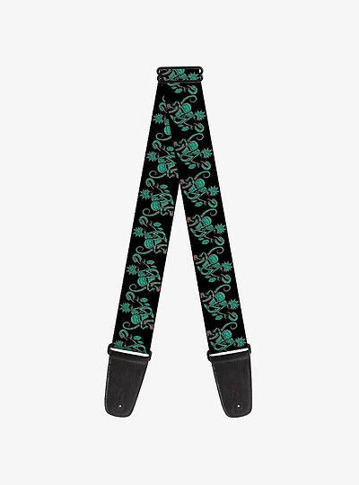 Rick and Morty Psychedelic Monster Pose Guitar Strap