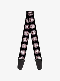 Rick and Morty Rick Vaporwave Bullseye Guitar Strap